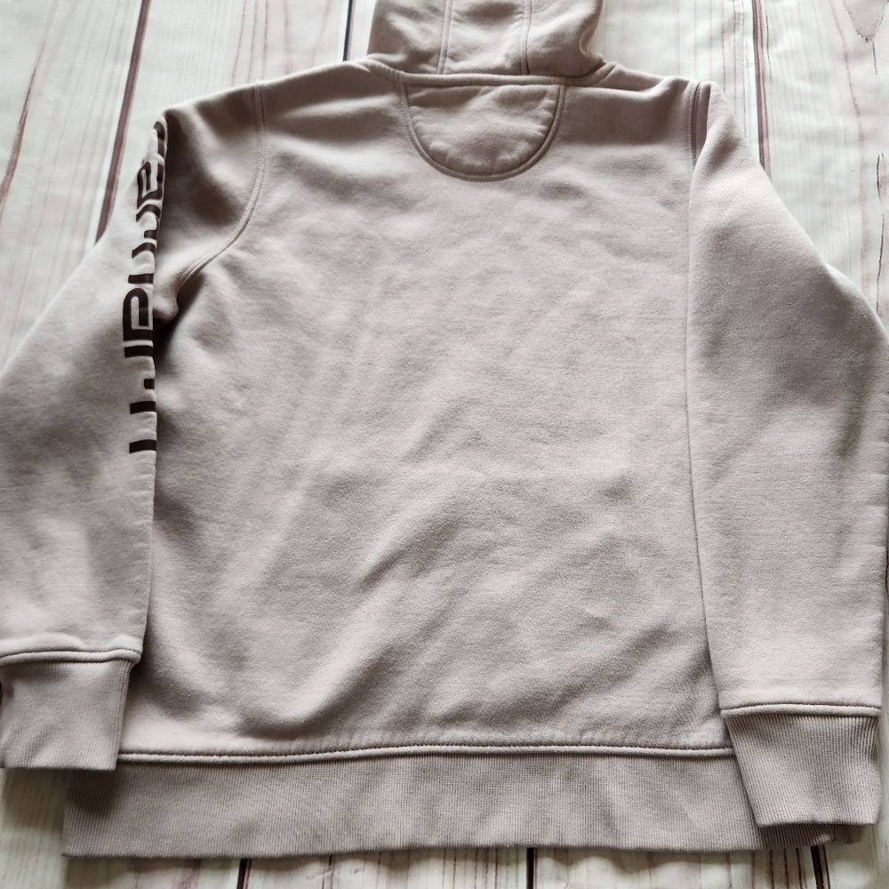 Carhartt "Relaxed Fit Midweight Logo Sleeve Graphic Hoodie" Mink Women's Size XL - Picture 7 of 11